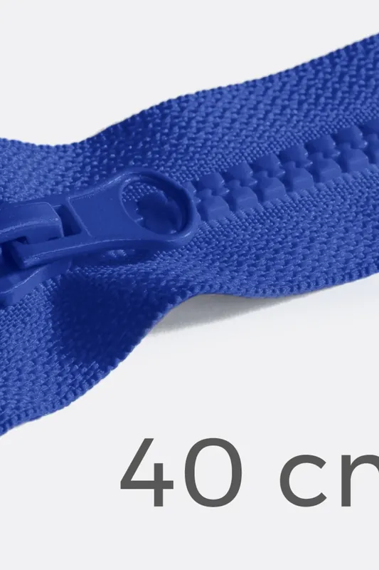 Reißverschluss teilbar 40cm Dunkelblau B16 Top-Qualität