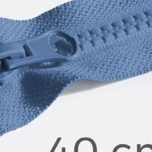 Solange Der Vorrat Reicht Reißverschluss teilbar 40cm Jeansblau D240