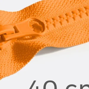 Reißverschluss teilbar 40cm Orange B40 Günstig