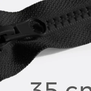 Reißverschluss teilbar 35cm Schwarz B5 Aktuell