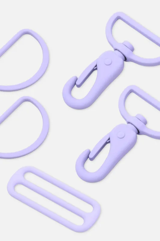 Metall Taschenzubehör-Set 40mm Flieder D268 Top-Preis