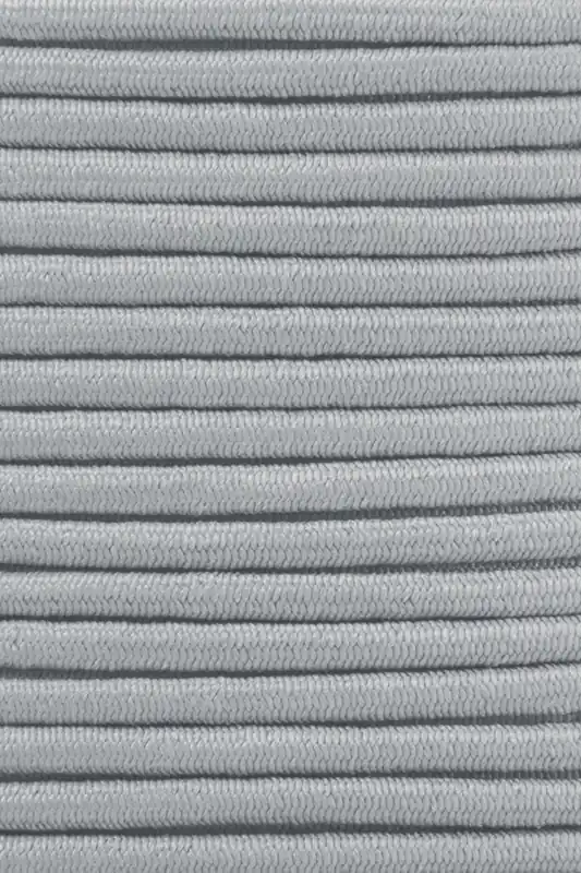 Gummikordel 2mm Länge 5m Hellgrau D132 Neuheit