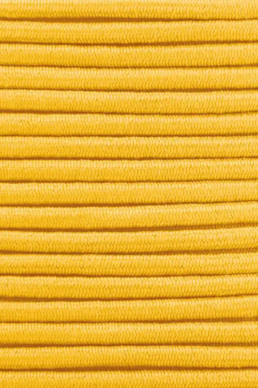 Echt Gummikordel Länge 5m Gelb B10