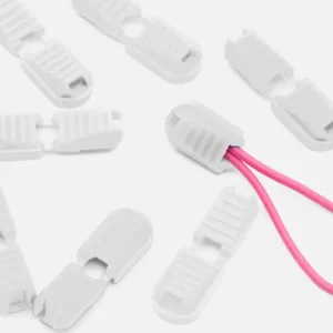 Kordelenden klappbar Weiß B3 10Stück Handgefertigt