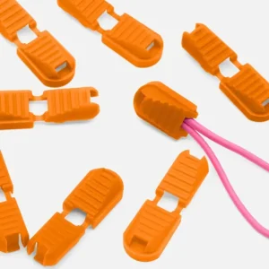 Kordelenden klappbar Orange B40 10Stück Mengenrabatt