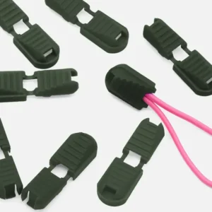 Kordelenden klappbar Dunkelgrün D190 10Stück Garantierte Lieferung