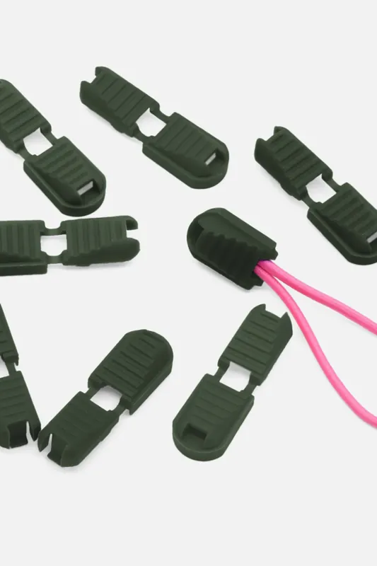 Kordelenden klappbar Dunkelgrün D190 10Stück Garantierte Lieferung