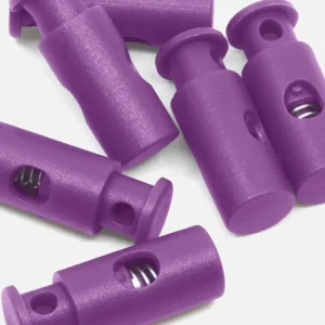 Kordelstopper 1-Loch Lila B41 6Stück Top-Qualität