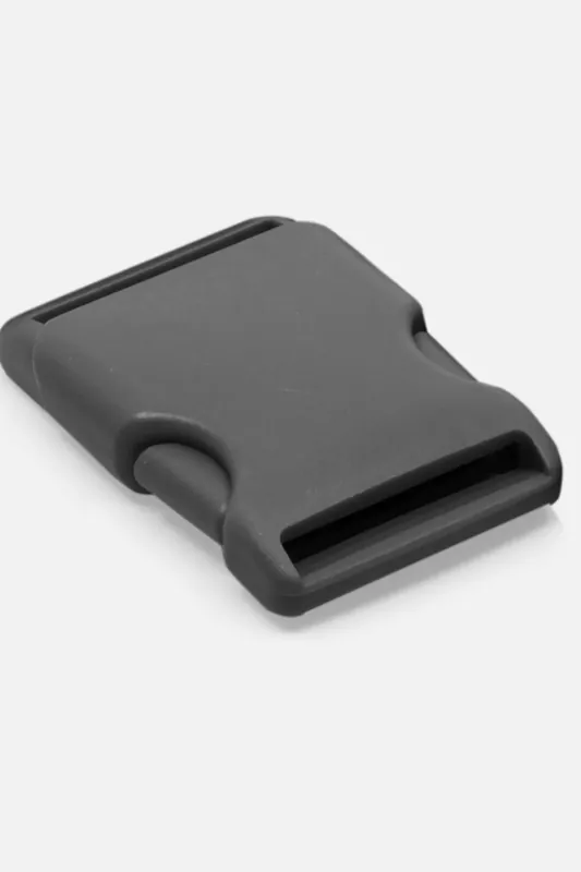 Knallerangebot Steckschnalle Kunststoff 38mm Dunkelgrau D306 4Stück