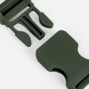 Steckschnalle Kunststoff 25mm Dunkelgrün D190 4Stück Limited Edition