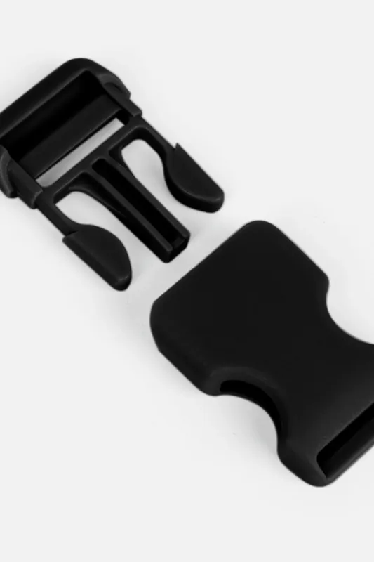 Steckschnalle Kunststoff 25mm schwarz B5 4Stück Beliebt