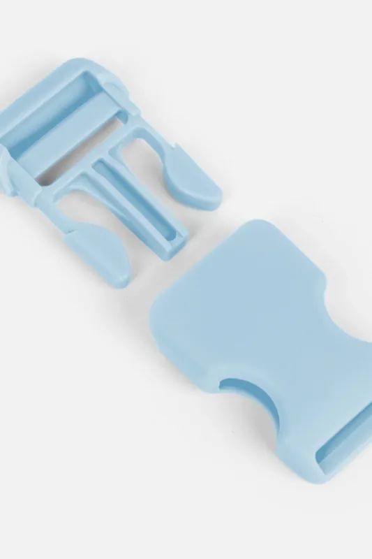 Steckschnalle Kunststoff 25mm Hellblau B20 4Stück Mega-Angebot