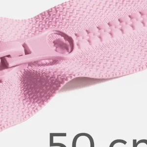 Reißverschluss teilbar 50cm Rosa B57 Heute Kaufen