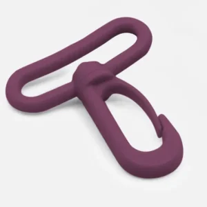 Billig Karabiner Kunststoff 38mm Beere D230 4Stück