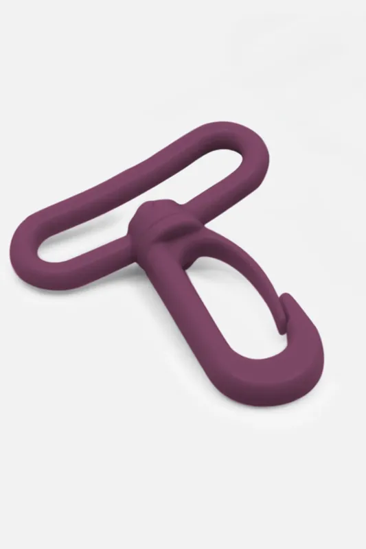 Billig Karabiner Kunststoff 38mm Beere D230 4Stück