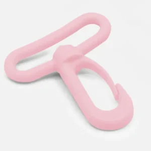 Heißes Angebot Karabiner Kunststoff 38mm Kräftiges Rosa B57 4Stück