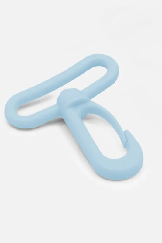 Karabiner Kunststoff 38mm Hellblau B20 4Stück Top-Seller