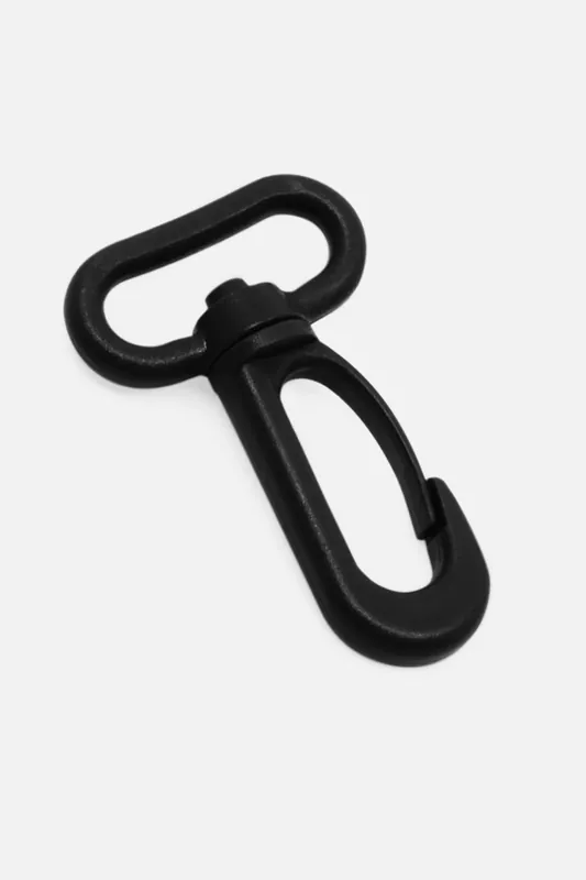 Meistverkauft Karabiner Kunststoff 25mm Schwarz B5 4Stück