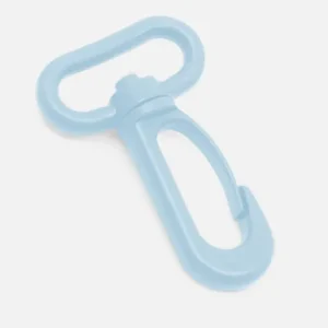 Karabiner Kunststoff 25mm Hellblau B20 4Stück Abverkauf