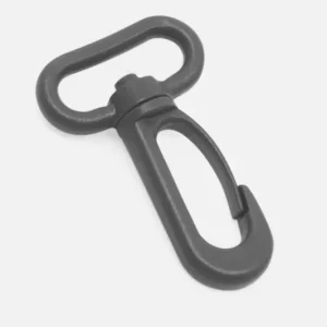 Karabiner Kunststoff 25mm Dunkelgrau D306 4Stück Beliebt