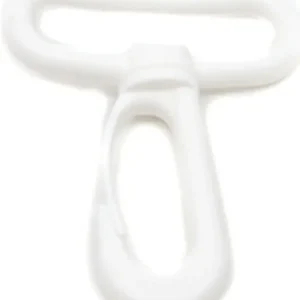 Karabiner Kunststoff 38mm Weiß B3 4Stück Original