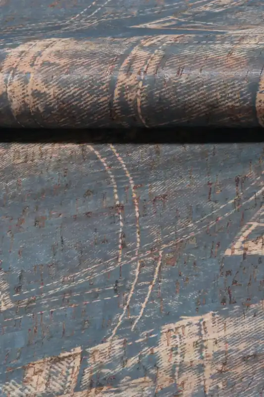 Letzte Chance Korkstoff Jeansoptik