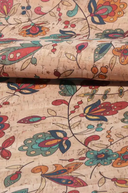 Korkstoff Blumendesign Markenprodukt