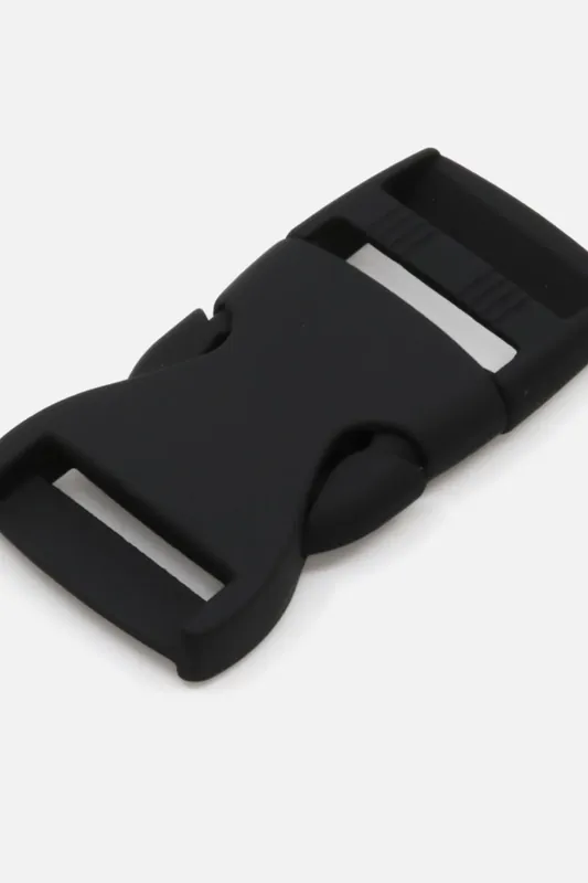Aktuell Metall Steckschnalle 25mm Schwarz B5