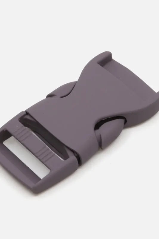 Metall Steckschnalle 25mm Dunkelgrau D306 Must-Have