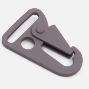 Saisonangebot Metall Karabiner "Hook" 25mm Dunkelgrau D306