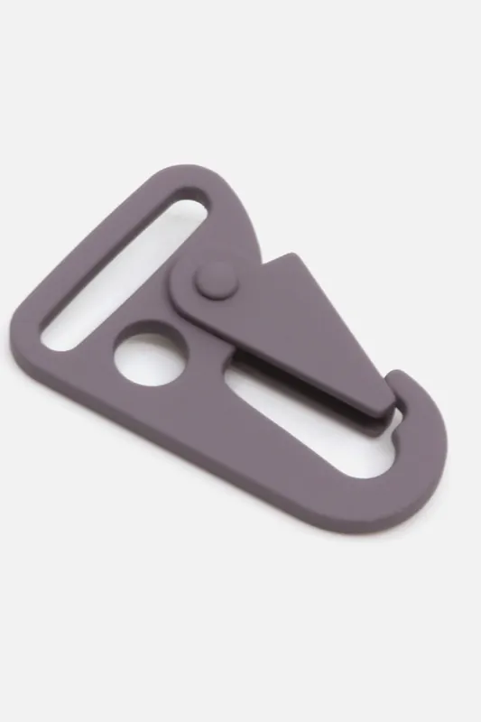 Saisonangebot Metall Karabiner „Hook“ 25mm Dunkelgrau D306