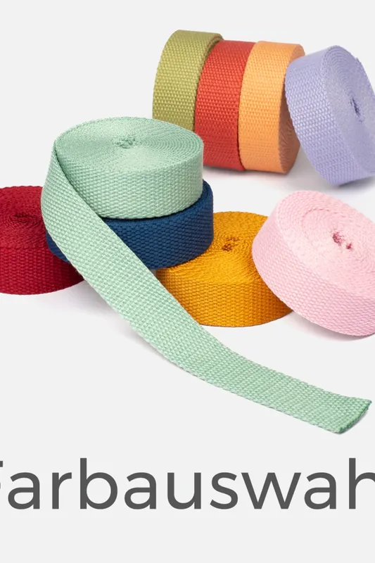 Markenprodukt Gurtband Baumwollmix Soft 25mm 3m Länge