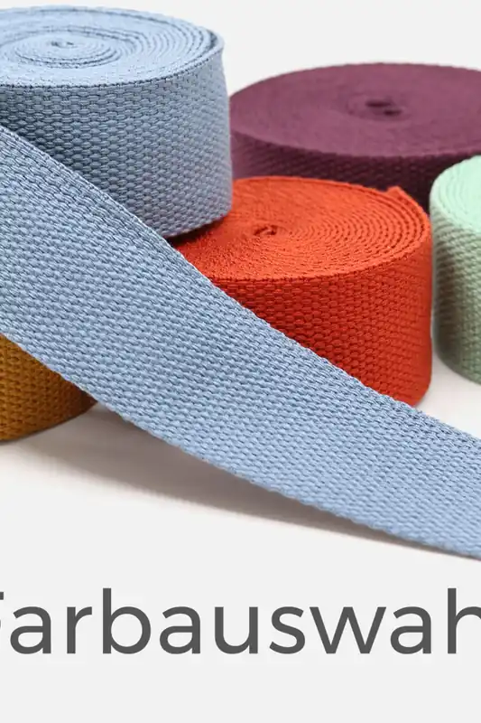 Gurtband Baumwollmix Soft 40mm 3m Länge Begrenztes Angebot
