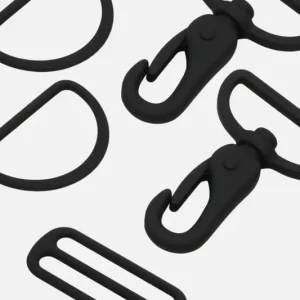 Metall Taschenzubehör-Set Schwarz B5 40mm Solange Der Vorrat Reicht