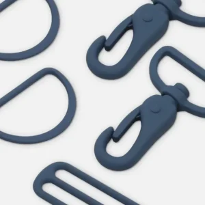 Metall Taschenzubehör-Set 40mm Petrol D103 Jetzt Zugreifen