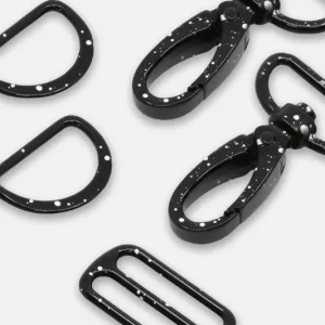 Weltweiter Versand Metall Taschenzubehör-Set 25mm Splash