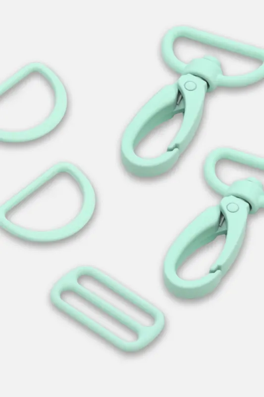 Jetzt Kaufen Metall Taschenzubehör-Set 25 mm Mint D871