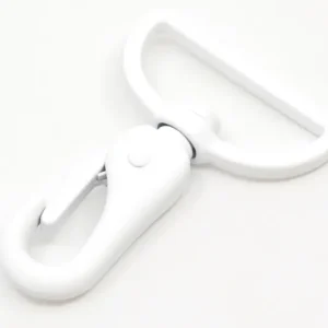 Metall Taschenkarabiner 40mm Weiß B3 Sonderangebot