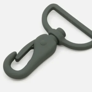 Heißes Angebot Metall Taschenkarabiner 40mm Dunkelgrün D190