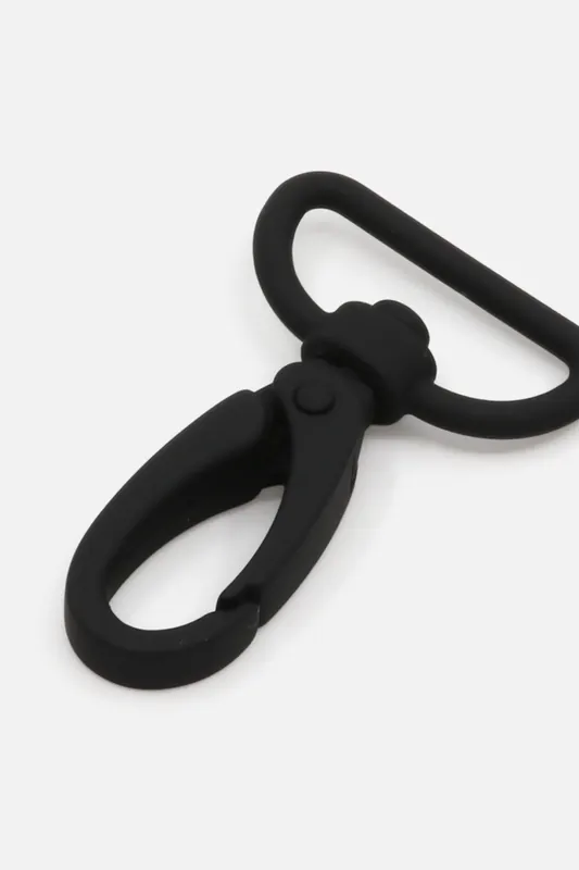 Günstig Metall Taschenkarabiner 25mm Schwarz B5