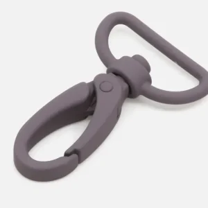 Original Metall Taschenkarabiner 25mm Dunkelgrau D306