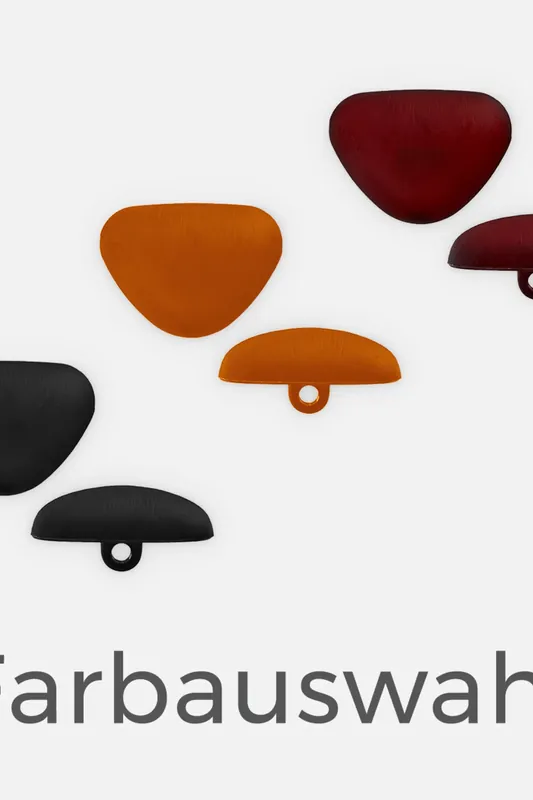 Letzte Chance Tiernase Gummi mit Öse 22mm