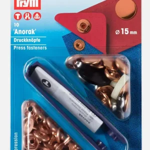 Geld-Zurück-Garantie Anorak Druckknöpfe Kupfer 15mm