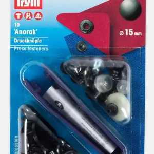 Anorak Druckknöpfe Brüniert 15mm Preisreduziert