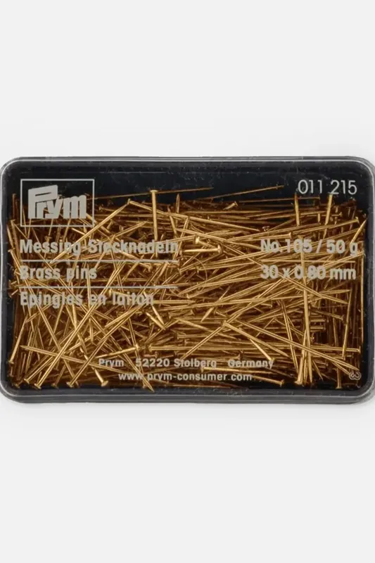 Neue Kollektion PRYM Stecknadeln aus Messing 0,8x30mm