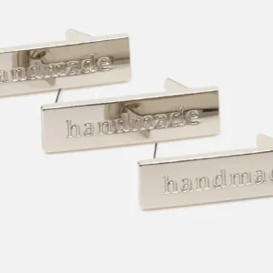 Handmade Label Silber Handgefertigt