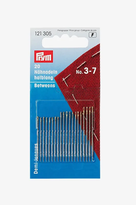 PRYM Nähnadeln Halblang 3-7 20 Stück Neuheit