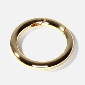Direktkauf Ring mit Schnappverschluss Gold 25mm