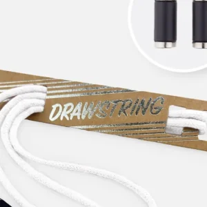 Direkt Vom Hersteller Kordel 5 mm mit silber Enden Länge 115cm Weiß