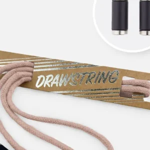 Sofort Bestellen Kordel 5 mm mit silber Enden Länge 115cm Taupe